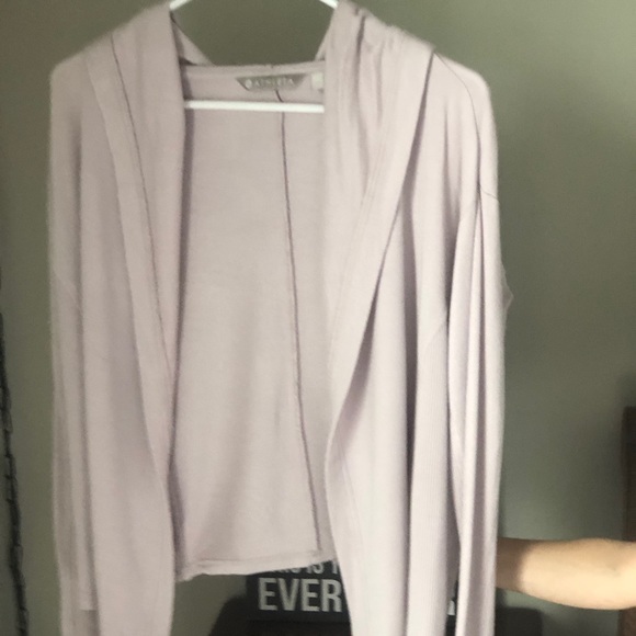 EUC Athleta Cropped Hooded Cardigan XS - Picture 2 of 4